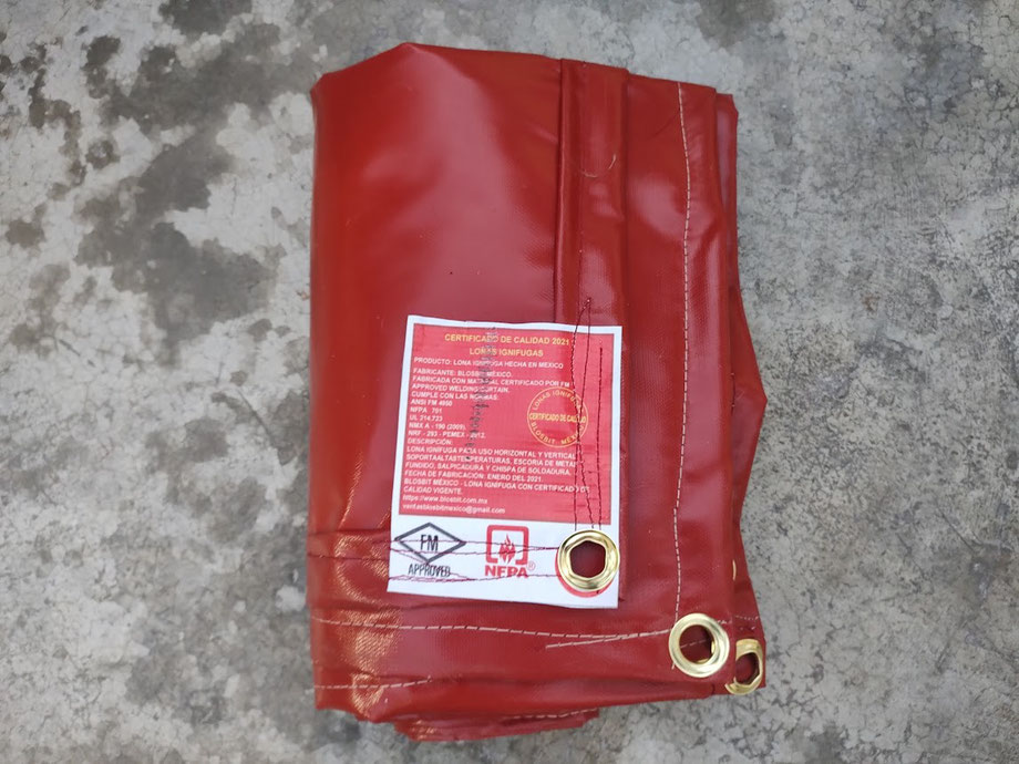 Lona Antichispa resistente a la chispa de soldadura
