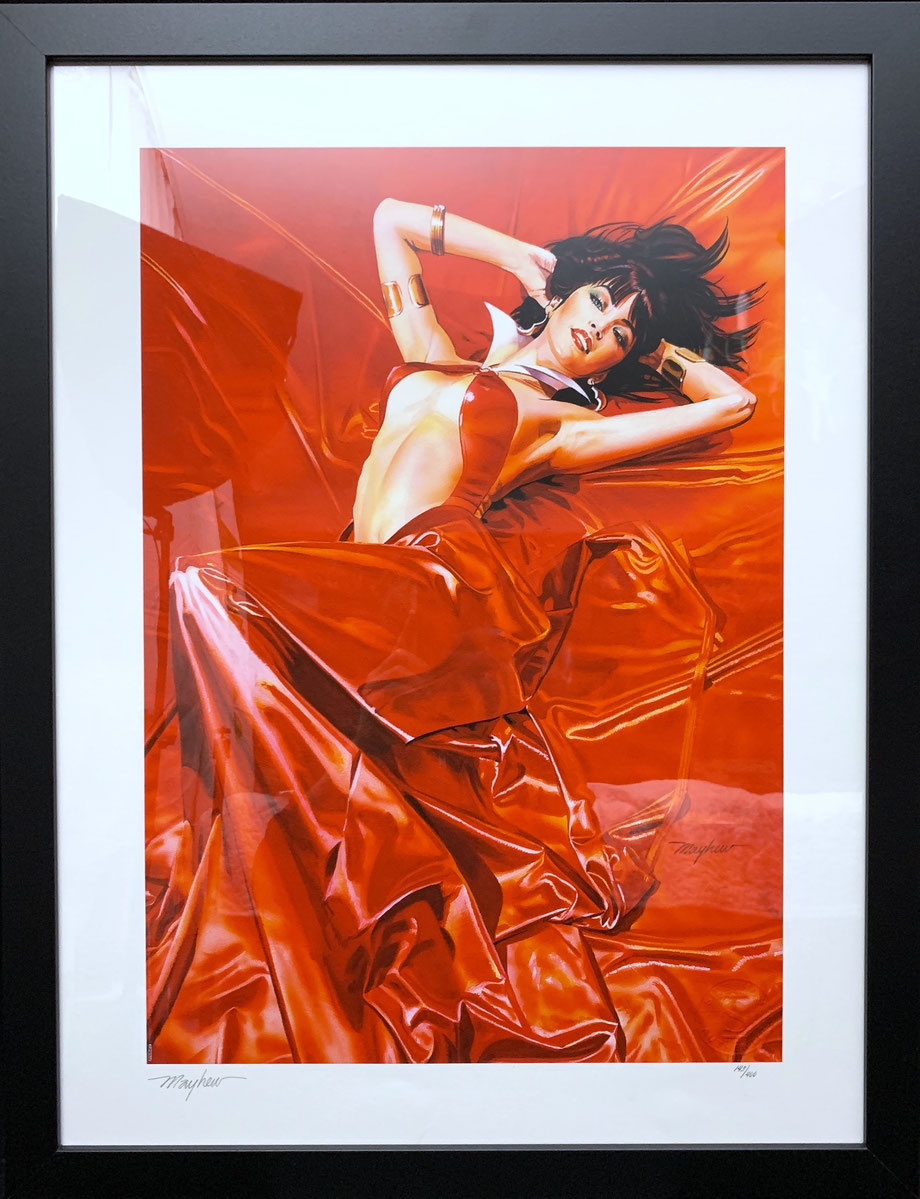 Vampirella: Roses for the Red Fine Art Print 46 x 61cm gerahmt Kunstdruck Sideshow 