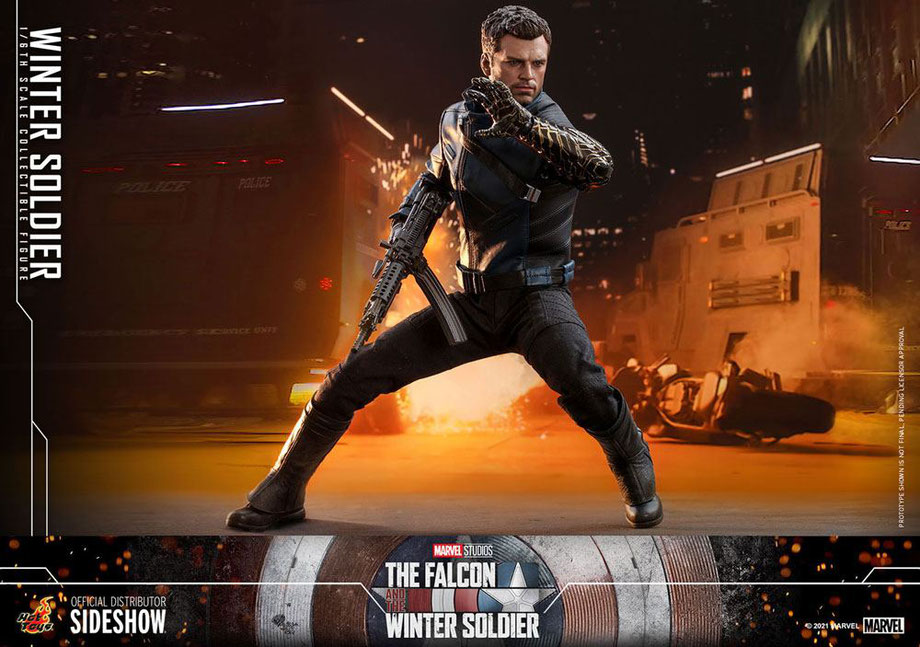 Winter Soldier 1/6 (Bucky) The Falcon and The Winter Soldier Marvel Actionfigur 30cm Hot Toys