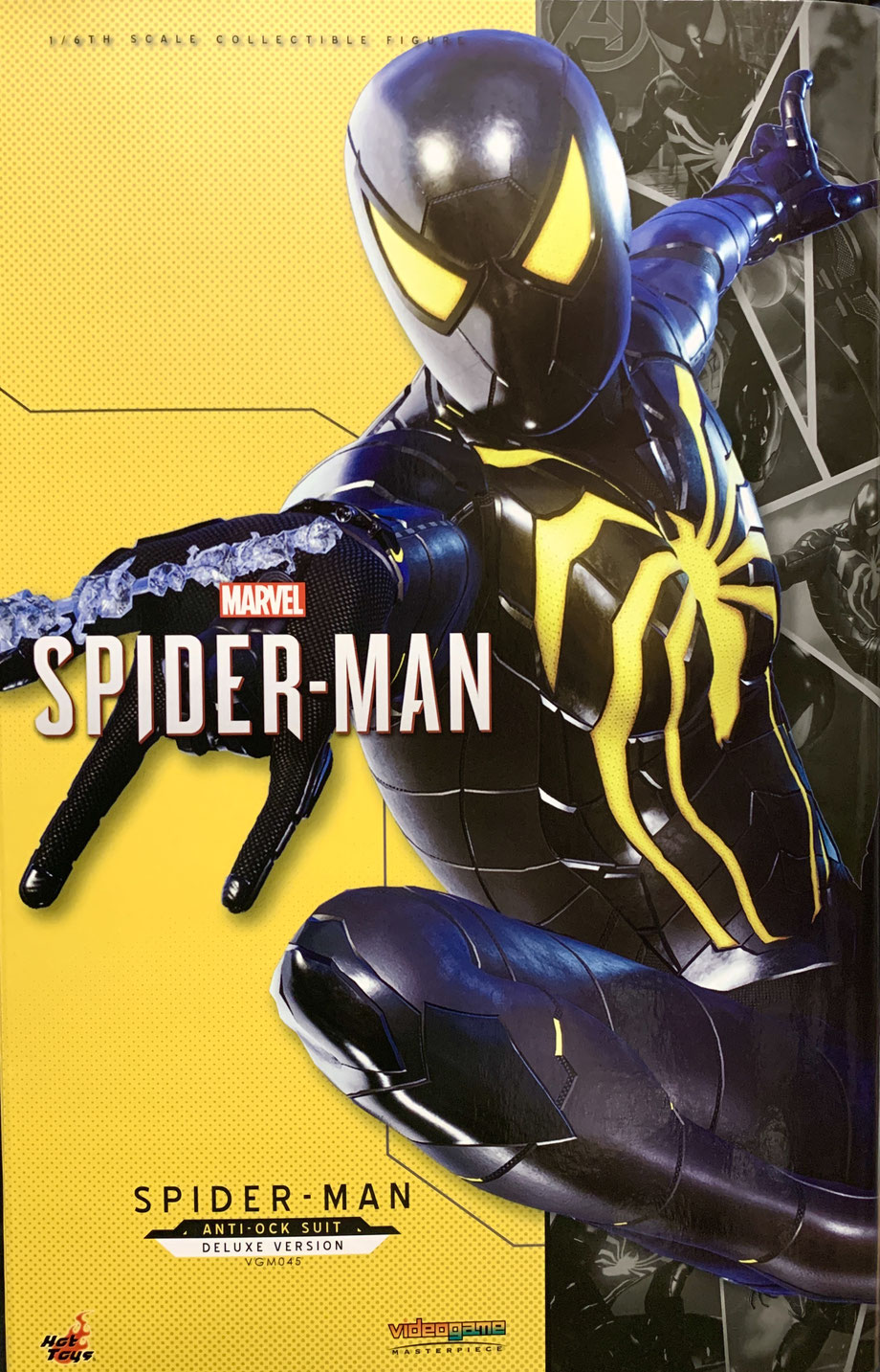 Spider-Man (Anti-Ock Suit) Deluxe 1/6 Marvel Video Game Masterpiece 30cm Actionfigur Hot Toys