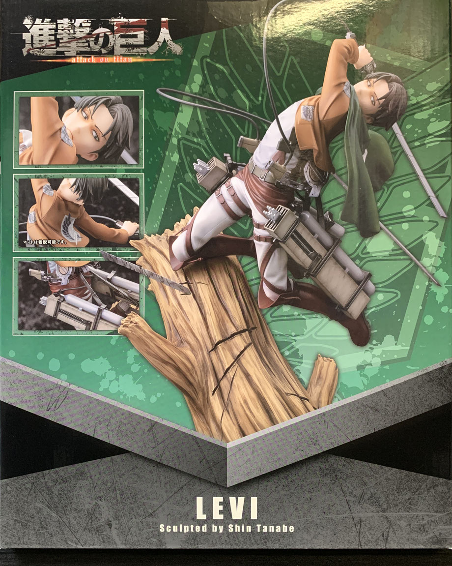 Levi Renewal Package Ver. 1/8 Attack on Titan ARTFXJ Anime Statue 28cm Kotobukiya