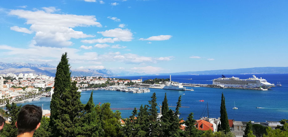 Kreuzfahrtschiff in Split/Kroatien (Foto:David Keller)
