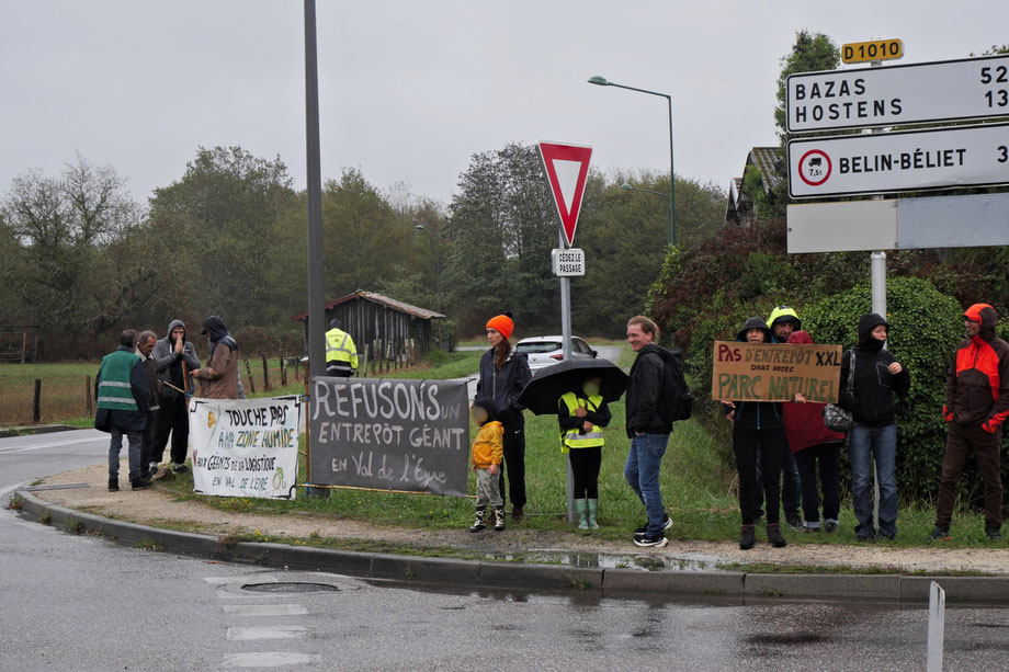 Une manifestation a été organisée à Belin-Béliet le 10 septembre dernier./Photo TPMZH.