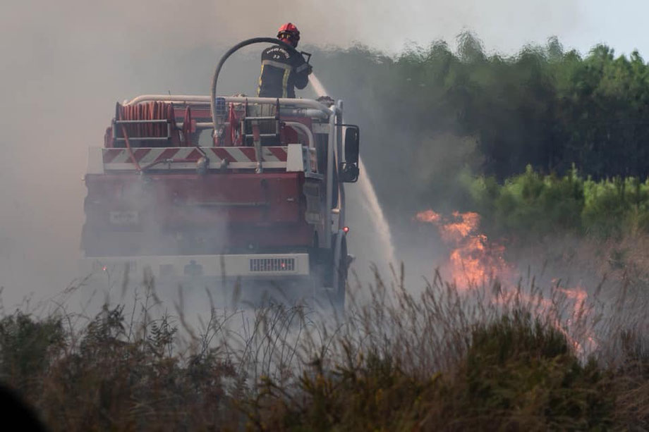 Des sapeurs-pompiers de Belin-Béliet sont intervenus lors de ce sinistre./Photo d'illustration Florian Lalièvre. 