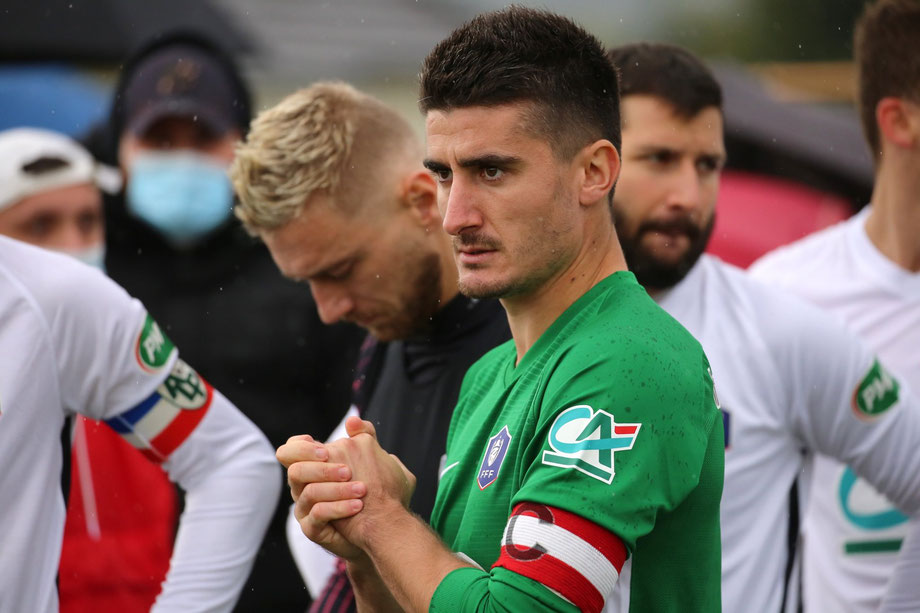 Le capitaine de l'équipe A Quentin Ballet. Crédit photo : Didier Tapie