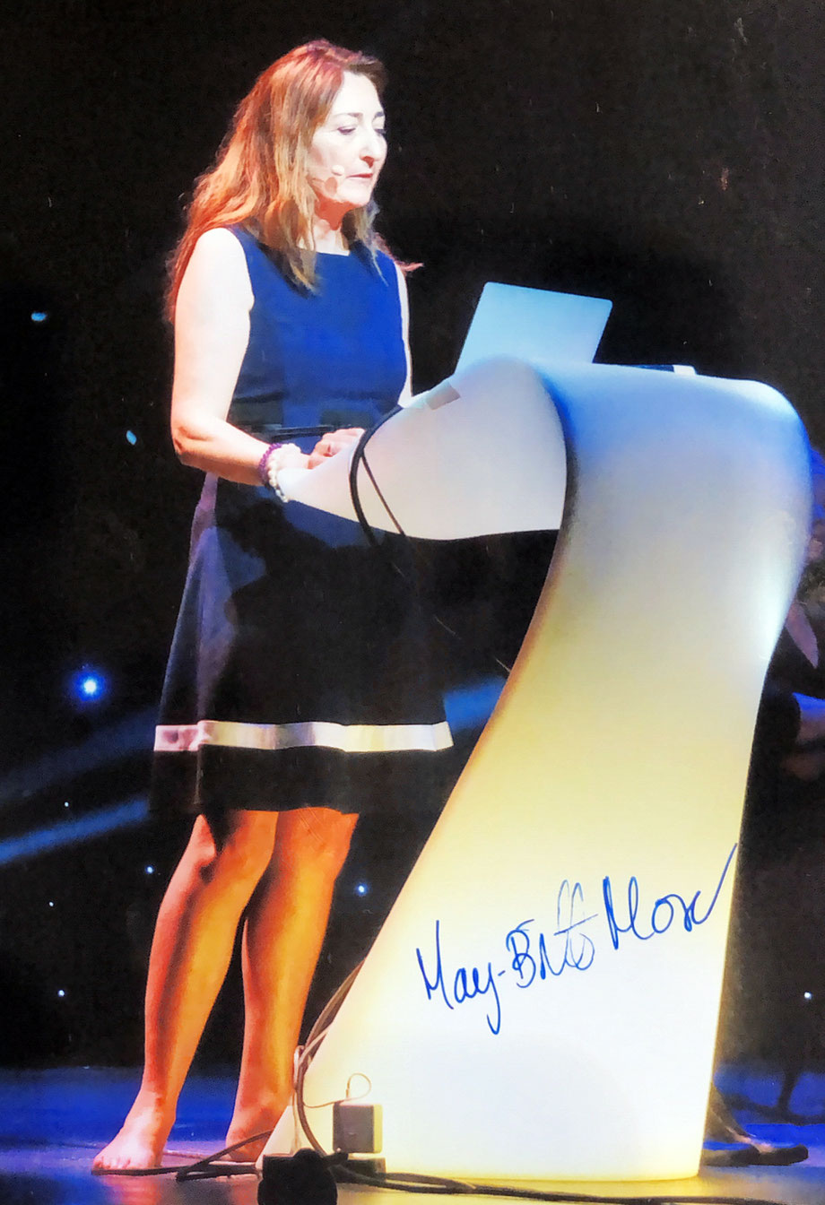 Autograph May-Britt Moser Autogramm