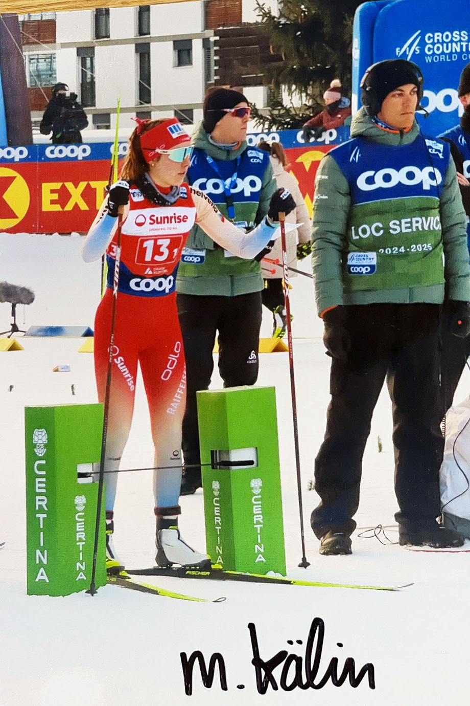 Autograph Marina Kälin Autogramm