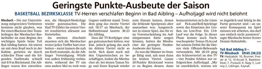 Bericht im Miesbacher Merkur am 23. Februar 2022 - Zum Vergrößern klicken