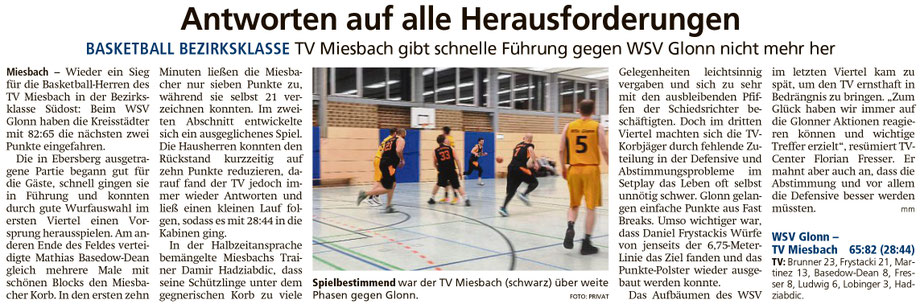Bericht im Miesbacher Merkur am 16. Februar 2022 - Zum Vergrößern klicken