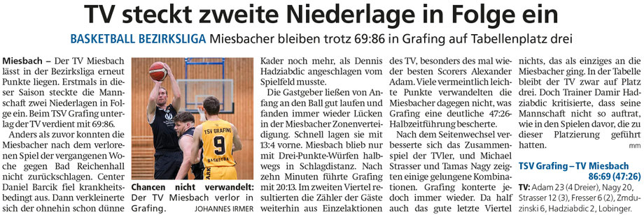 Bericht im Miesbacher Merkur am 24. März 2026 - Zum Vergrößern klicken
