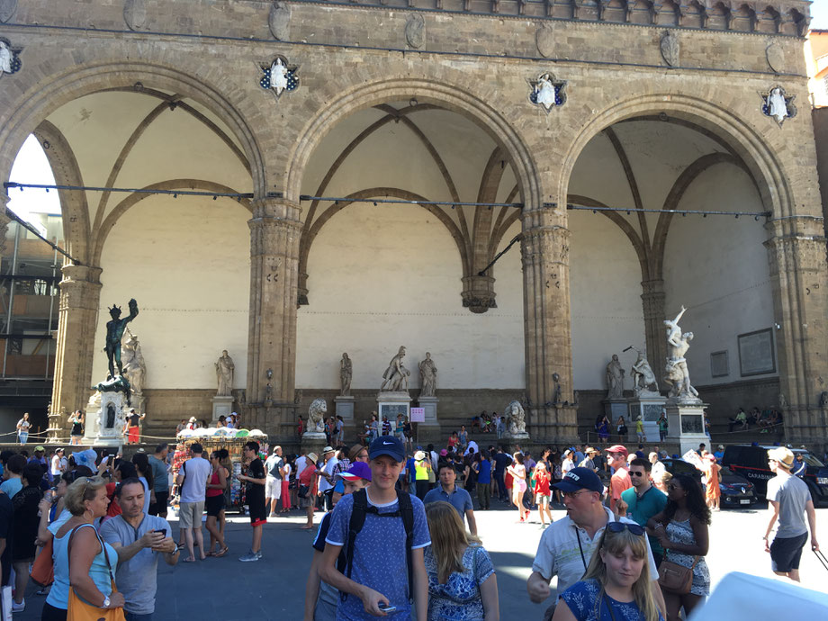 Uffizien Toskana Florenz Loggia dei Lanzi