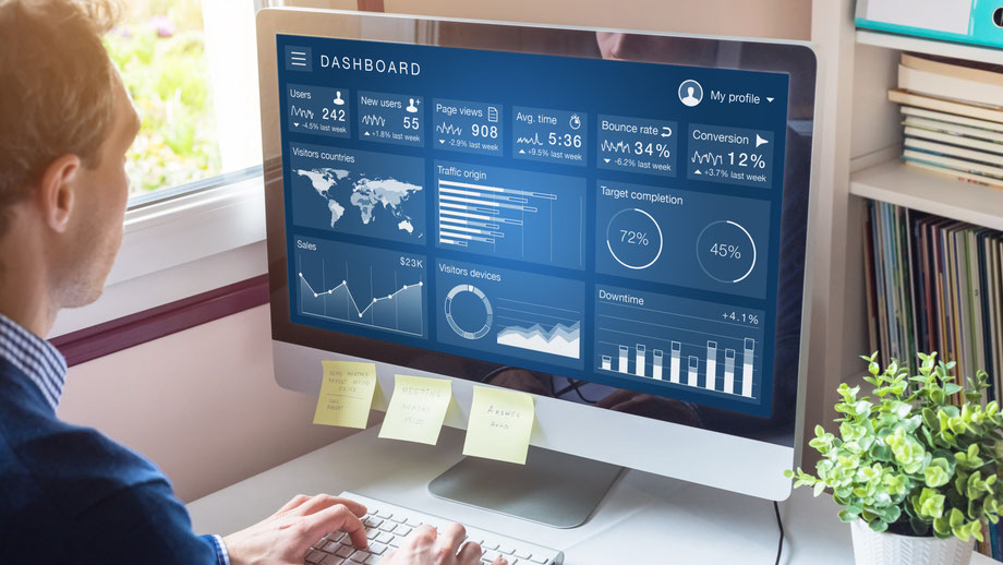 Das Social Media-Engagement eines Unternehmens kann einfach analysiert werden. Die spannenden Informationen auf einem Dashboard zeigen an, wie Posts performen.