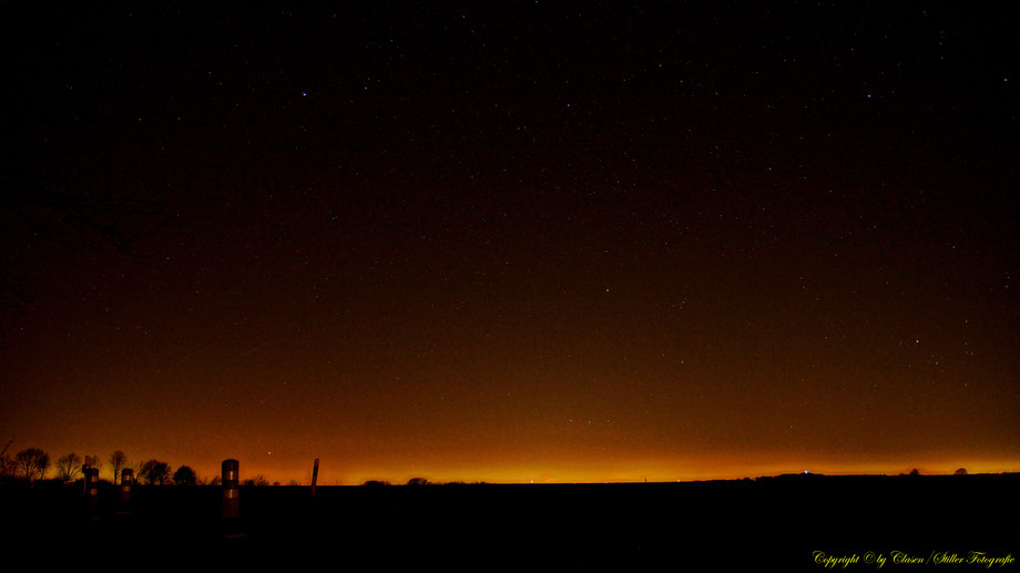 Nachtaufnahme, Langzeitbelichtung, Baum, Sonnenaufgang, Sterne,