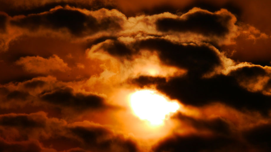 Sonnenaufgang, Kornfeld, Baum, Sonnenstrahlen, Wolken,