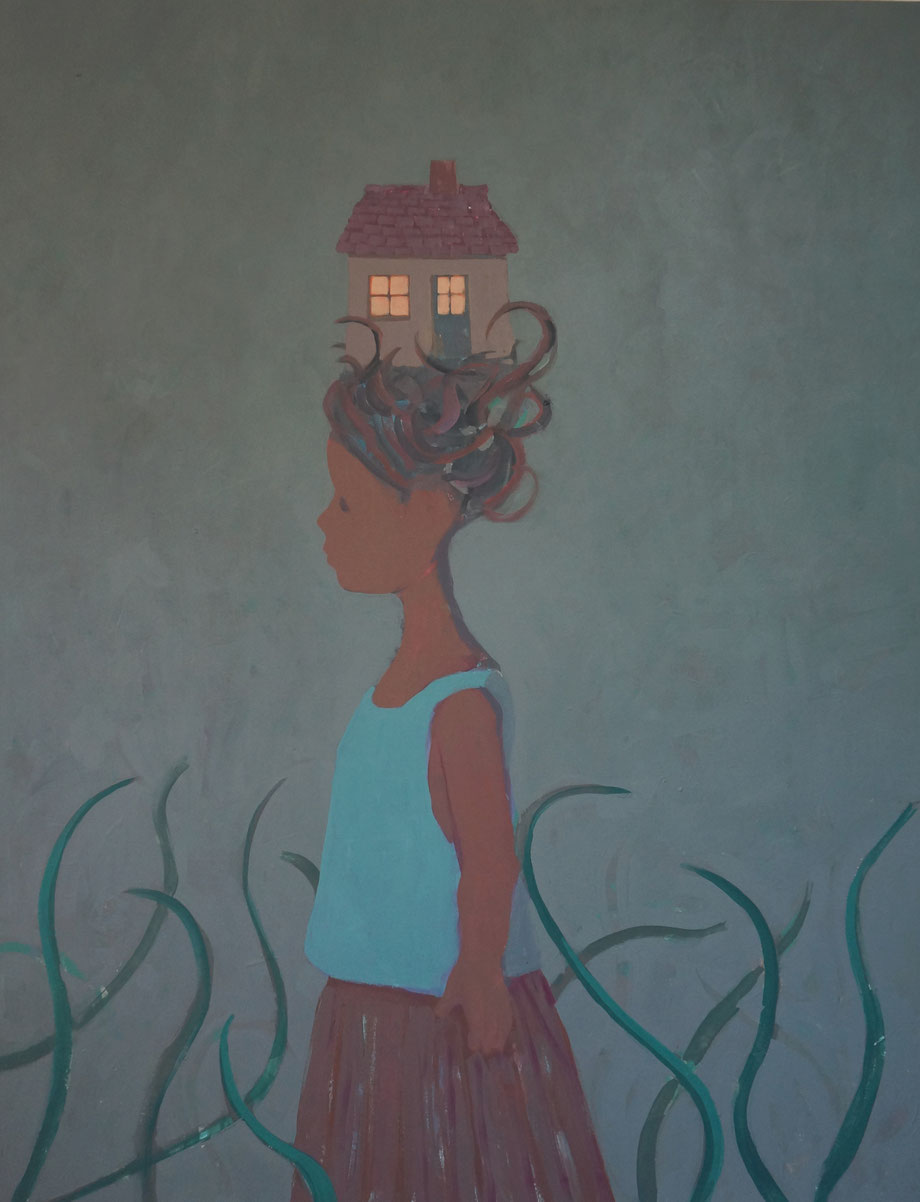 sophie's house - Acryl auf Leinwand, 130x100cm, 2014