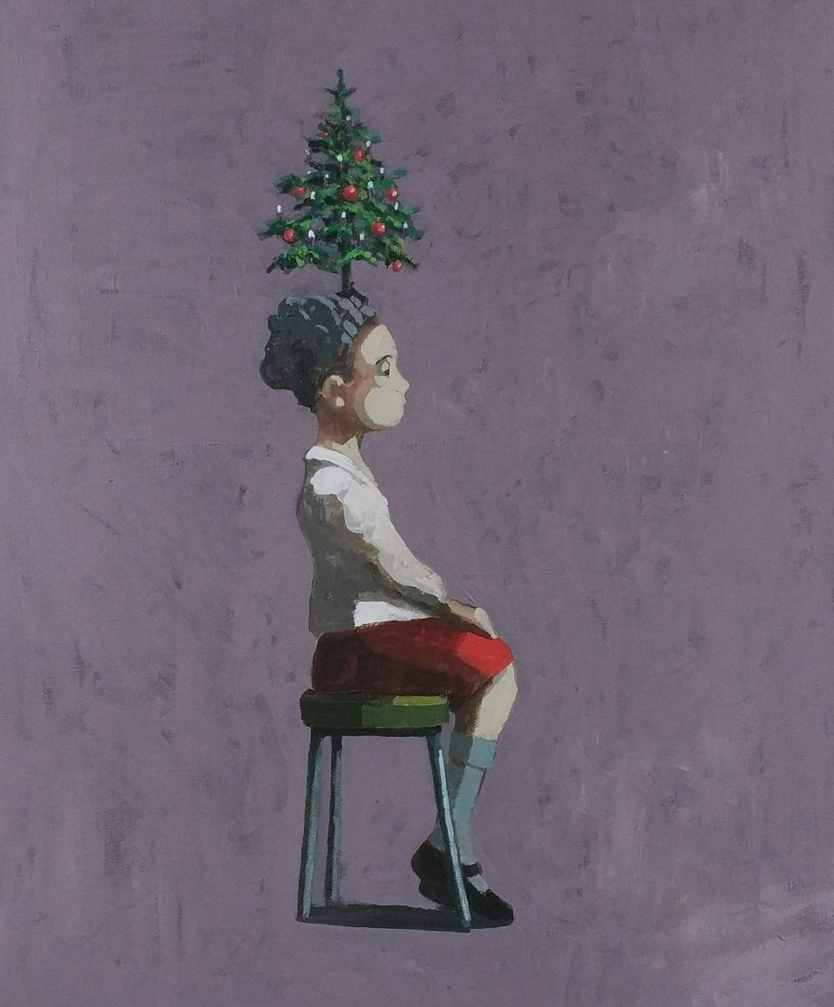 holy night - Acryl auf Leinwand, 60x50cm, 2018