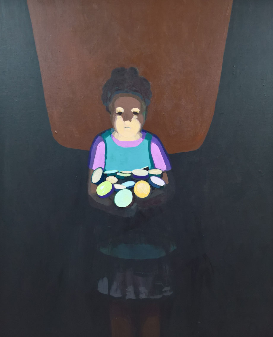 bouquet - Acryl auf Leinwand, 110x90cm, 2017