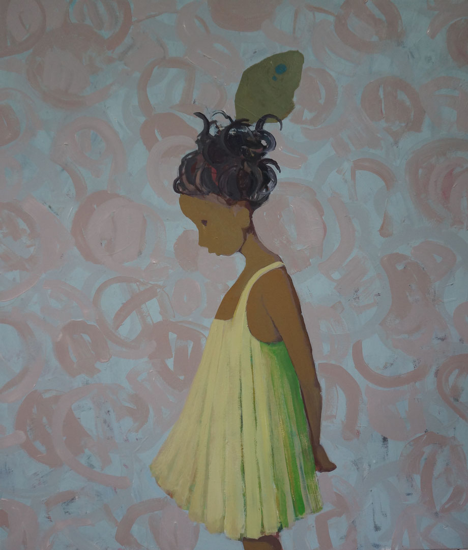 matilda's butterfly - Acryl auf Leinwand, 110x95cm, 2014 | verkauft