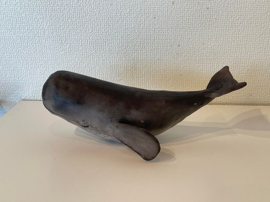クジラ ( 陶器(楽焼) 簡易継ぎ)