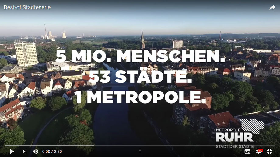 Best of Städteserie der Metropole Ruhr auf YouTube