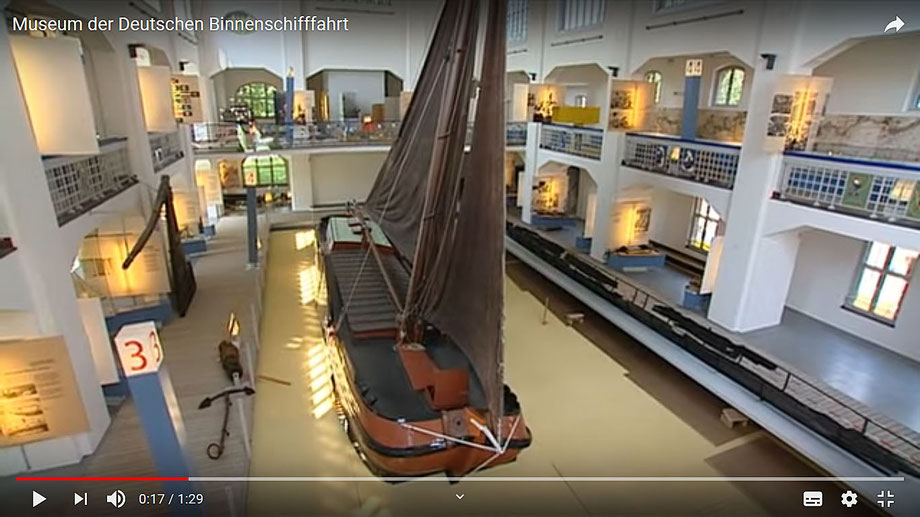 Video von Binnenschifffahrtsmuseum auf YouTube