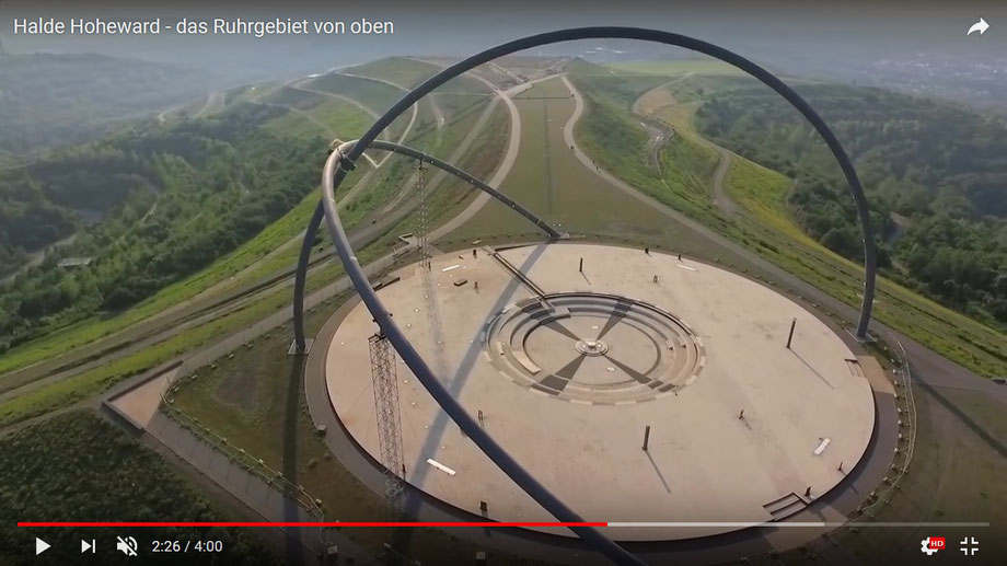 Video von der Halde Hoheward auf YouTube