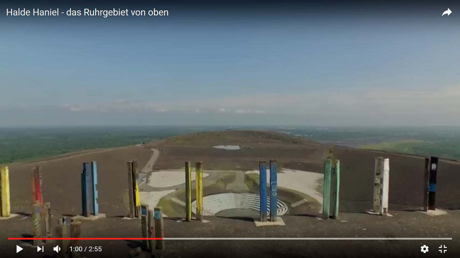 Video von der Halde Haniel auf YouTube