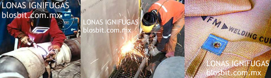 LONAS IGNÍFUGAS PROTECCIÓN CONTRA EL FUEGO OCASIONADO POR LA CHISPA DE SOLDADURA.