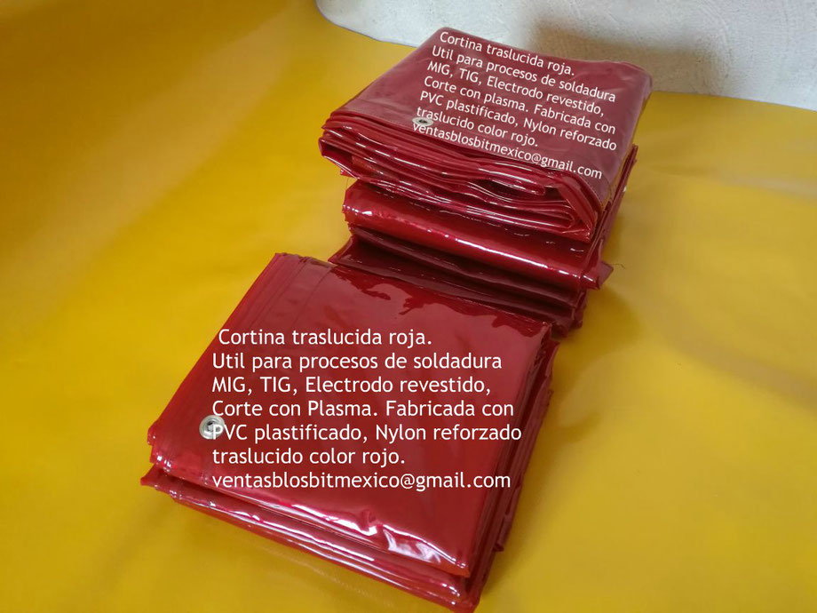 CORTINAS DE REPUESTO PARA SOLDAR. FABRICADAS A LA MEDIDA