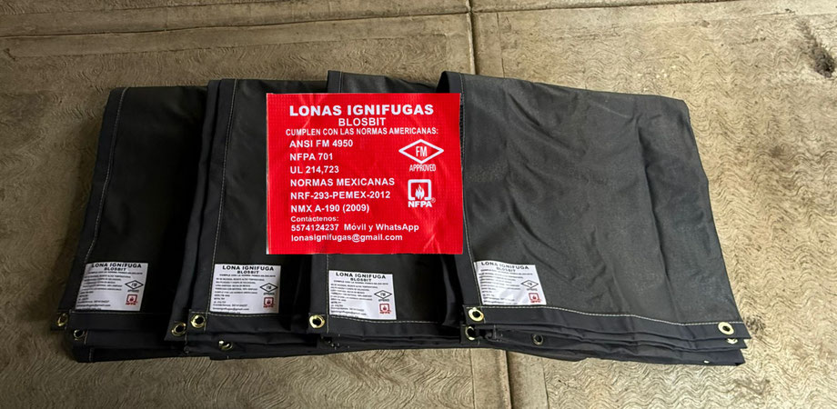 Lonas Ignifugas de algodon - Entrega Inmediata - Envios a todo Mexico - 5574124237