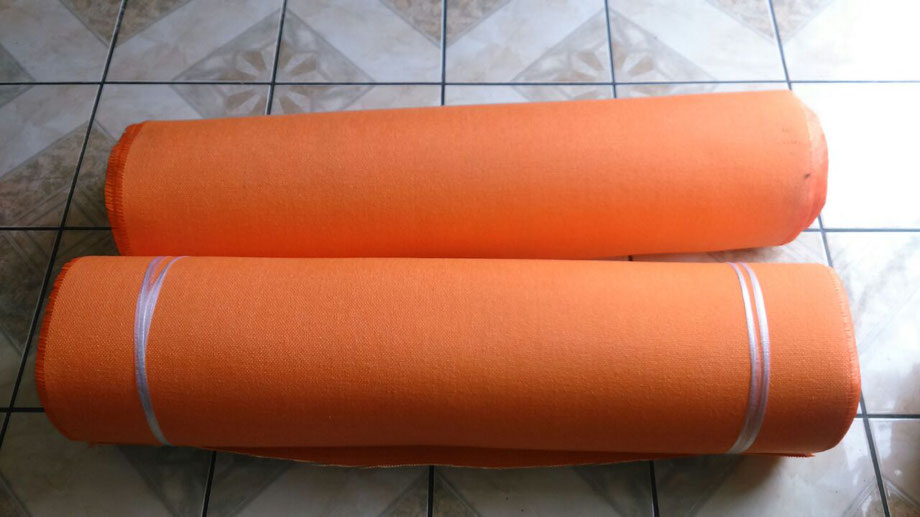 Rollos de lona ignífuga en México. DF.