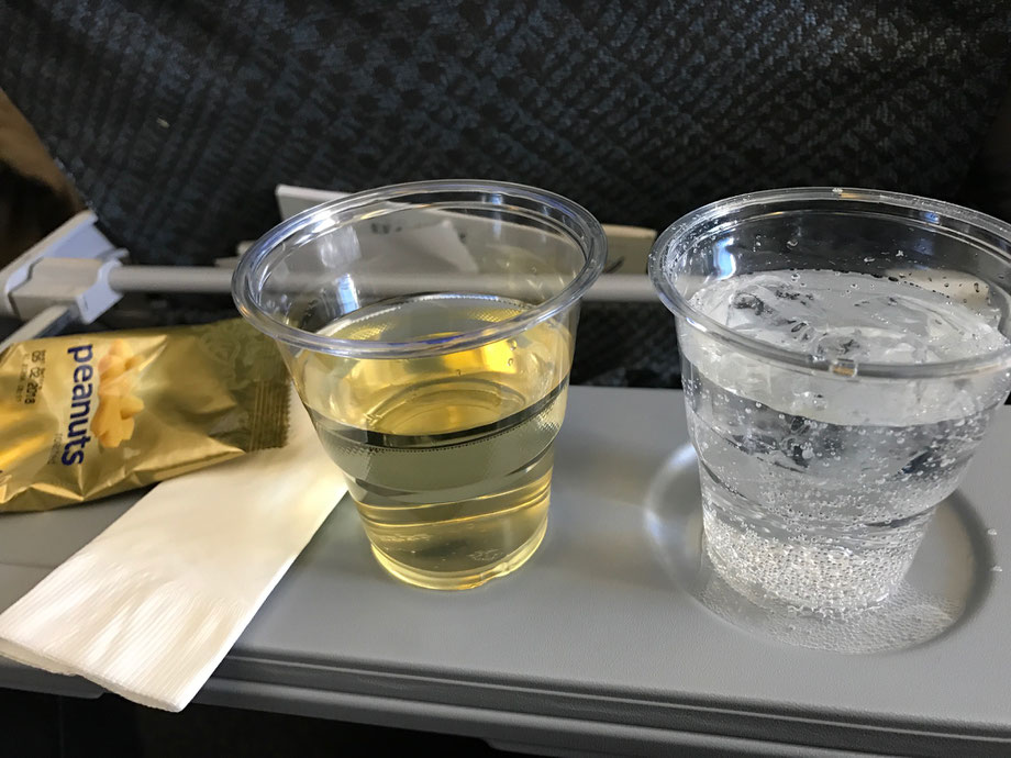 Riesling is always a wine of choice for me on long haul flights - freshens the palate and spirits