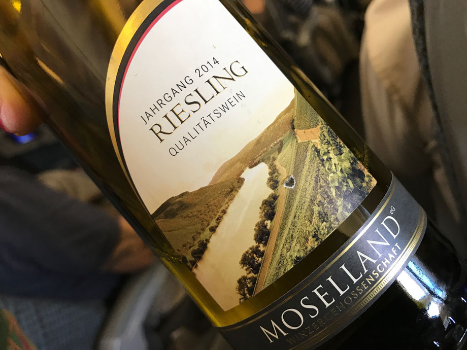 Wine of choice for dinner - German Moselland Riesling