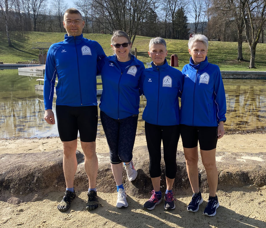 von links Bernd Willibald, Sonja Langheld, Angelika Wilk und Andrea Lehn.