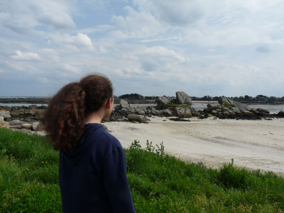 Servane trouve bizarre ce nom : Plage des Crapauds !