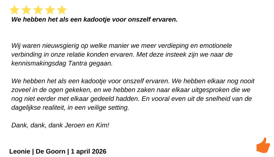 Tantra voor beginners. Tantra voor koppels en stellen. Tantra kennismaking. Veilig en vertrouwd