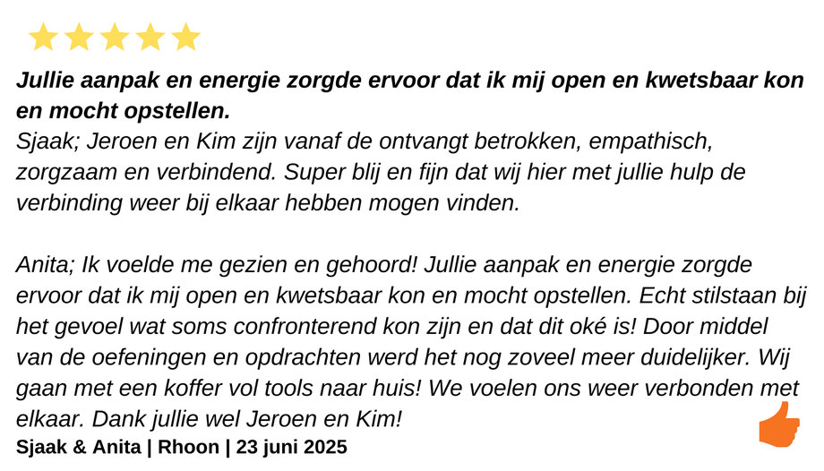 Relatieweekend. Relatietraining. Relatiecurcus . Stellen retraite. Weekendtherapie. Meerdaagse relatietherapie.