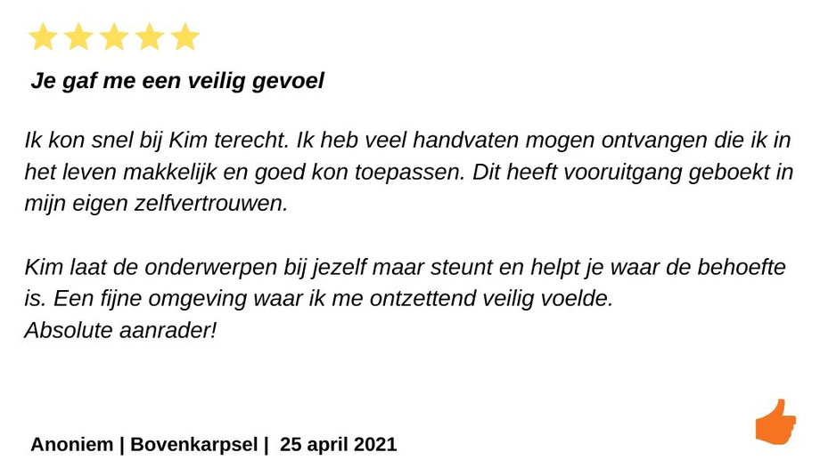 Reviews Kim Kromwijk-Lub