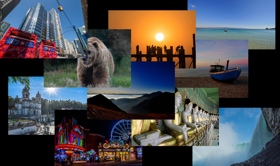 Bilder aus Europa - Schweden, Finnland, Island, Tschechien, Deutschland und Kanada - British Columbia, Alberta und Ontario sowie Südostasien - Vietnam, Kambodscha und Myanmar