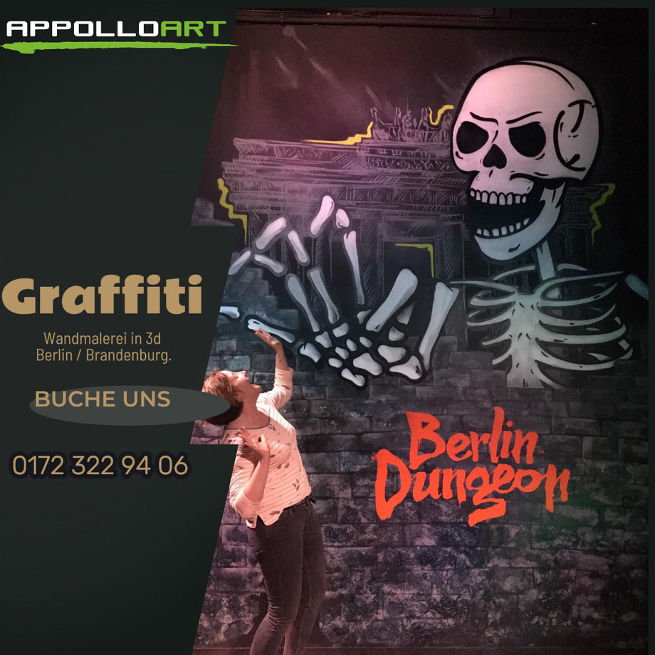 Graffitikünstler Berlin Wandgestaltung Innenraum Berlin Hamburg