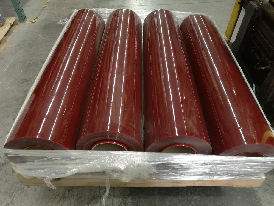 ROLLO DE CORTINA ROJA PARA SOLDADURA