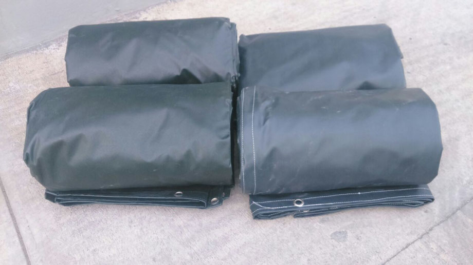 Lonas antichispa para soldar. $2,700 + IVA lona antichispa de 3x3 mts. $4,800 + IVA lona antichispa de 4x4 mts. $7,500 + IVA lona antichispa de 5x5 mts. $10,800 + IVA lona antichispa de 6x6 mts.