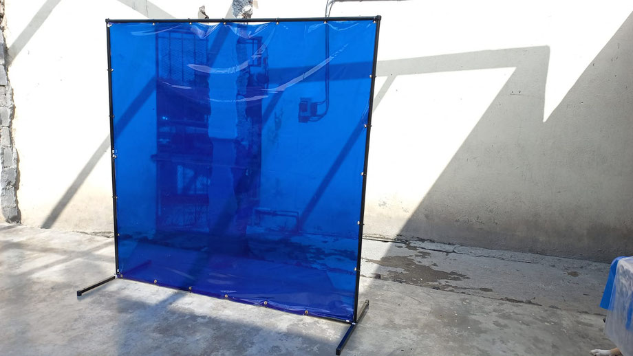 Mampara portátil para soldar