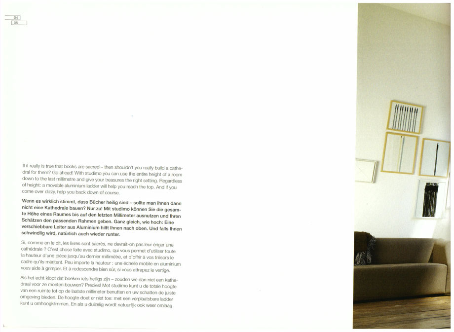 Erstellung von Longcopy und Headlineentwicklung von Werbetexterin Jana Mohr für einen Katalog 