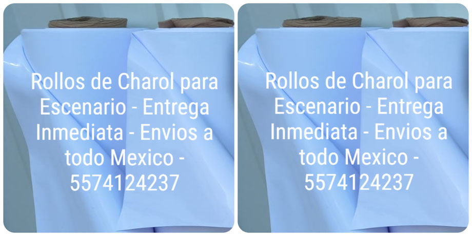 Rollos de Charol blanco de 1.40 metros de ancho x 50 metros de largo - Entrega Inmediata - Envios a todo Mexico