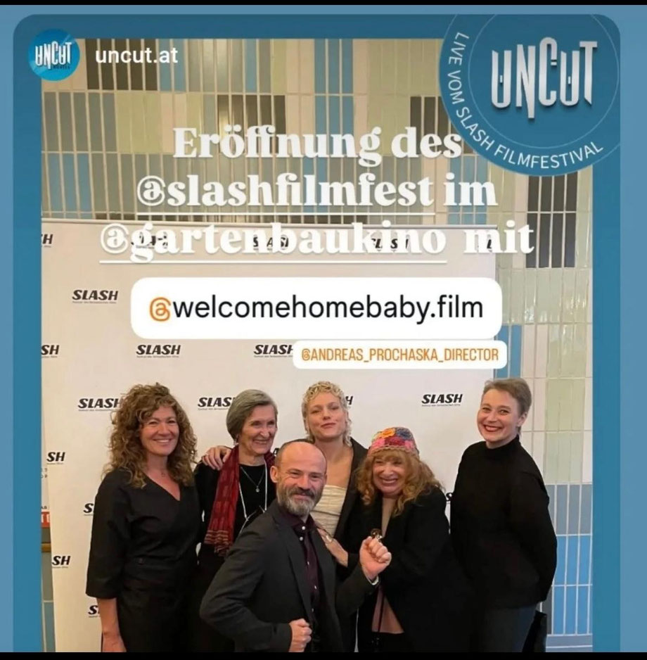 Bei der Eröffnung am 18. September im Gartenbaukino mit dem auf der Berlinale uraufgeführten Film „Welcome Home Baby“ von Andreas Prochaska.