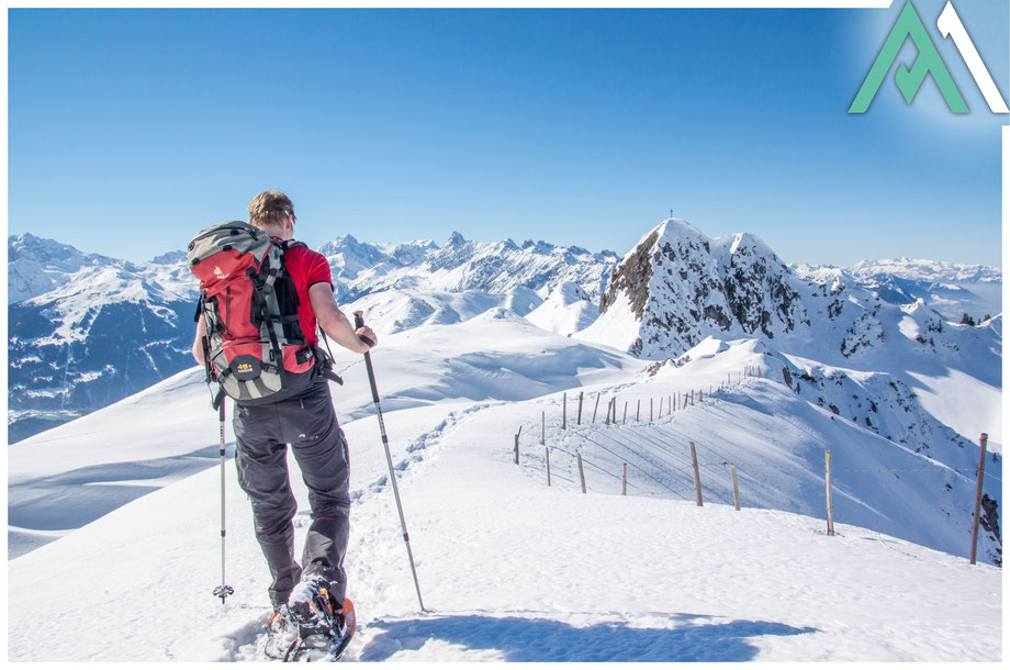 SCHNEESCHUHWOCHE IM VAL MÜSTAIR Eine Woche Schneeschuhabenteuer im Hochtal der Schweizer Alpen mit AMICAL ALPIN