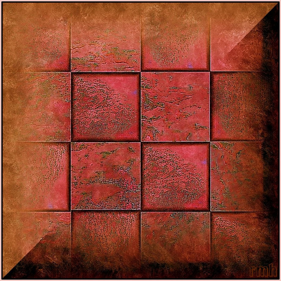 squares on a plate