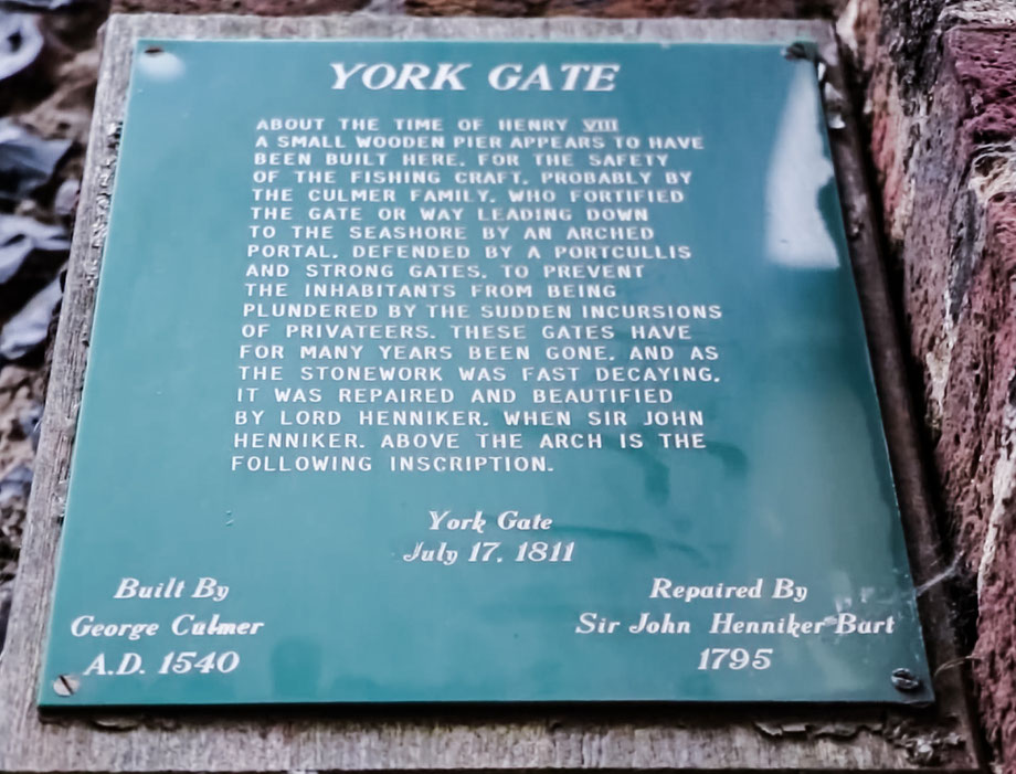 York Gate sign, Harbour Street Broadstairs. Image: Nick Harrison via Flickr