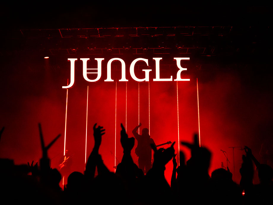 Jungle concert at Le 104 Paris Volcano 2023 tour, photographed by Vivien Liskovsky
